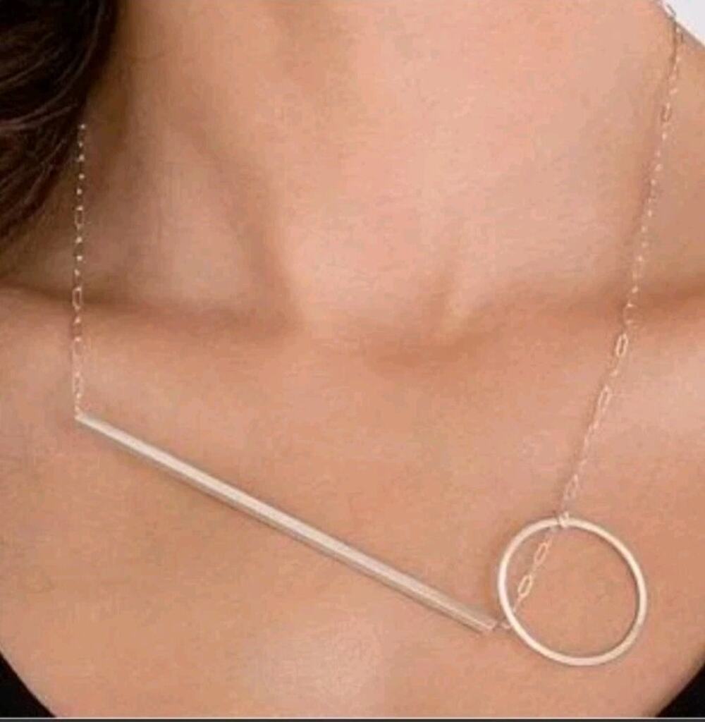 Bianca Moscatelli Balance Silver Minimalist Abstract Artisan Chain Link Necklace
